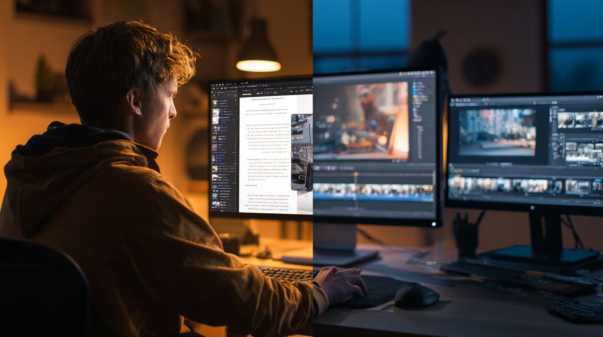Journalist vs content creator workflow comparison