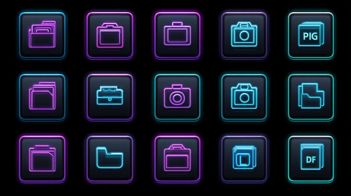 File format icons in RPG inventory slots