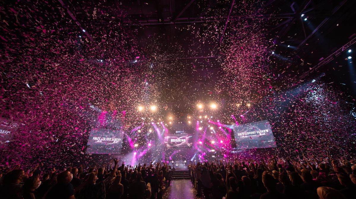 Explosive chaotic conference presentation