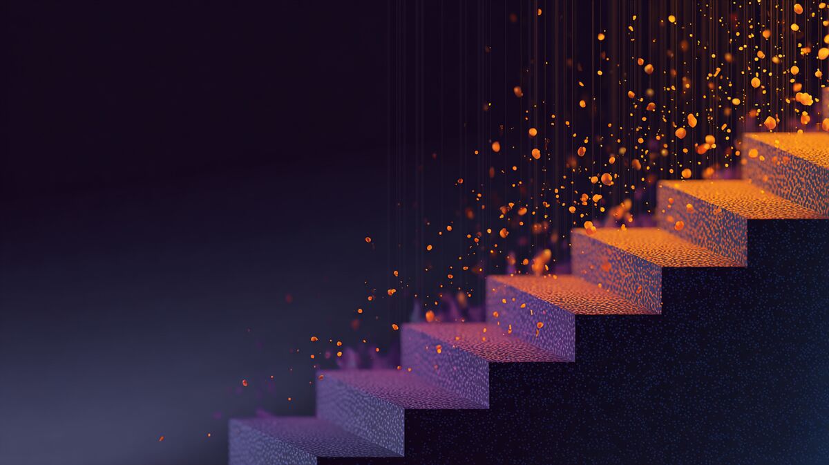 A discount staircase