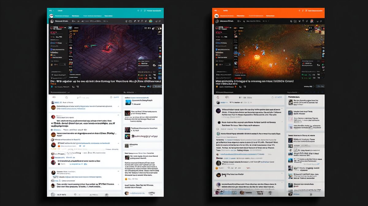 A before/after comparison