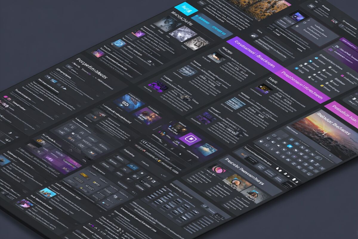 A reference card showing different platform dimensions