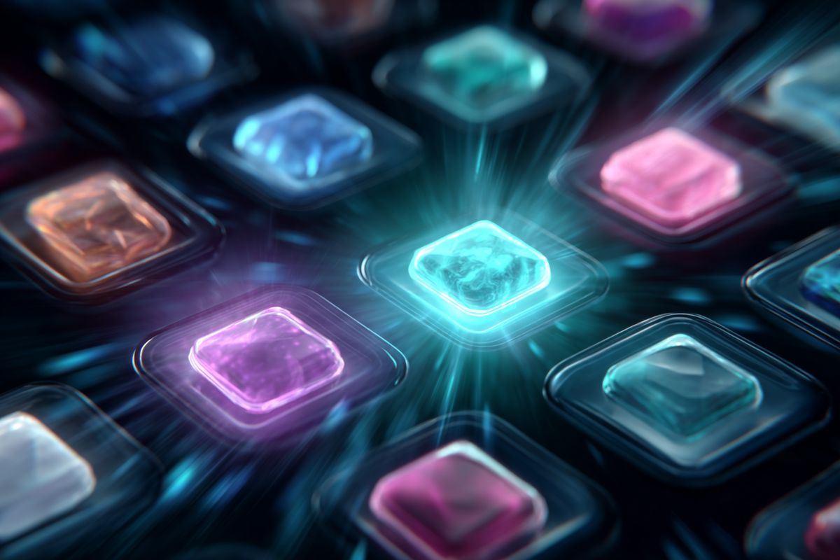 Game capsule art grid with one standout