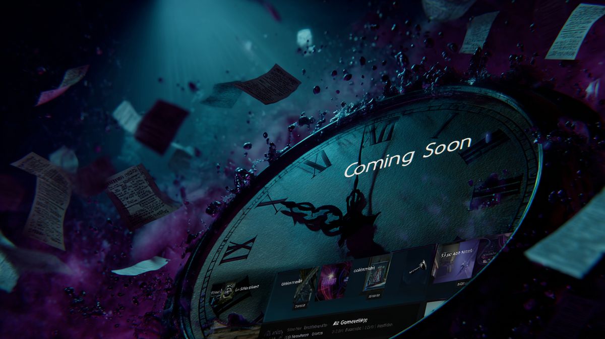 Clock merged with Steam page layout