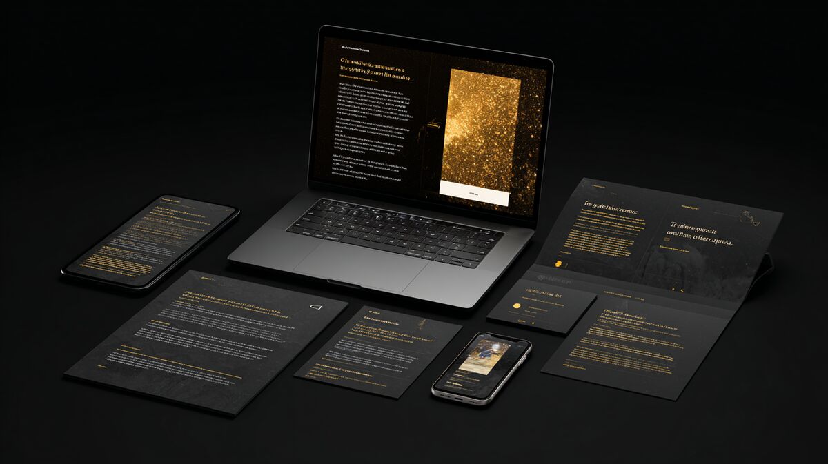 The same description flowing consistently across multiple platforms